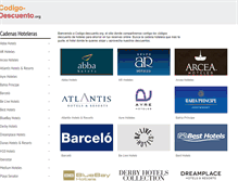 Tablet Screenshot of codigo-descuento.org